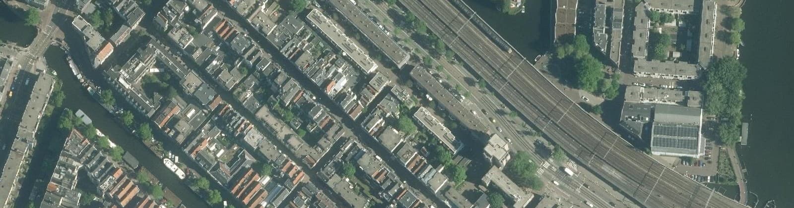 Luchtfoto van Haarlemmerbuurt-West