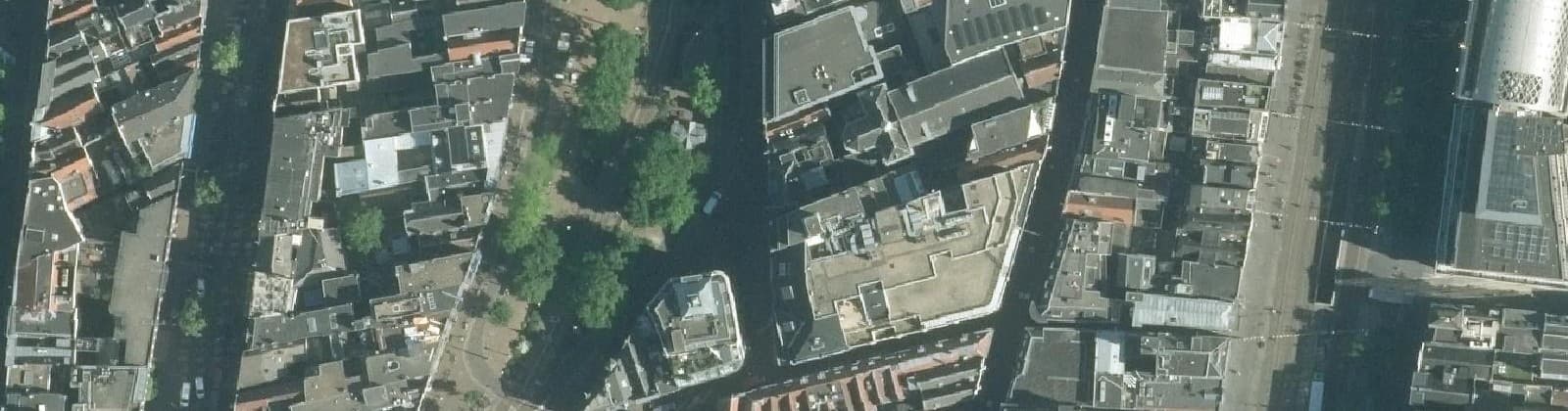 Luchtfoto van Begijnhofbuurt