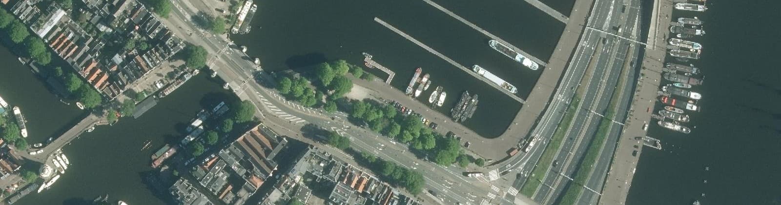 Luchtfoto van Rapenburg