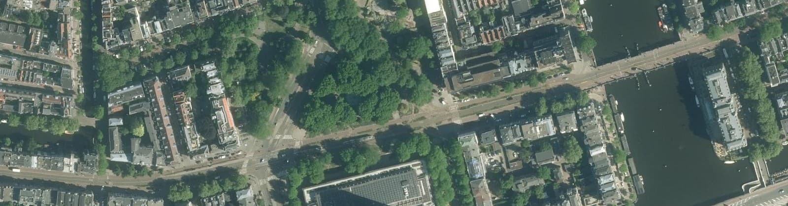 Luchtfoto van Frederikspleinbuurt