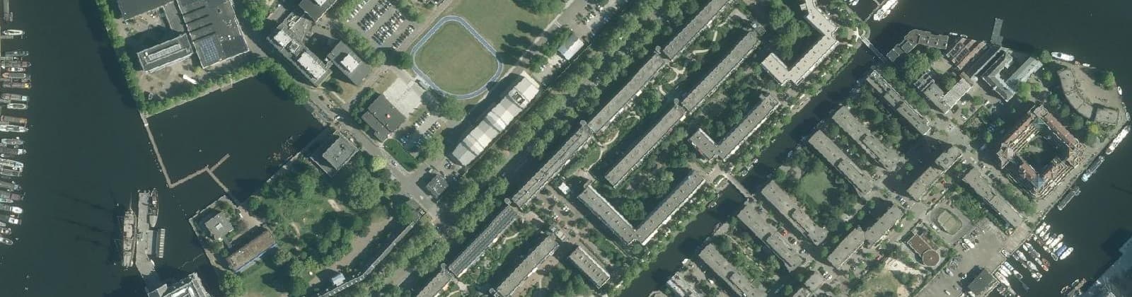 Luchtfoto van Kattenburg