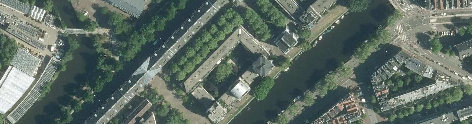 Luchtfoto van Kazernebuurt