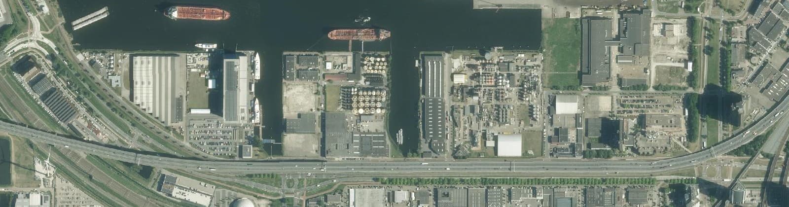 Luchtfoto van Westhaven-Zuid