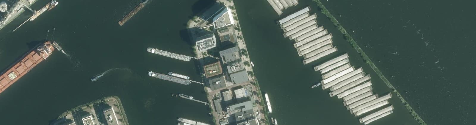 Luchtfoto van Minervahaven-Noordoost