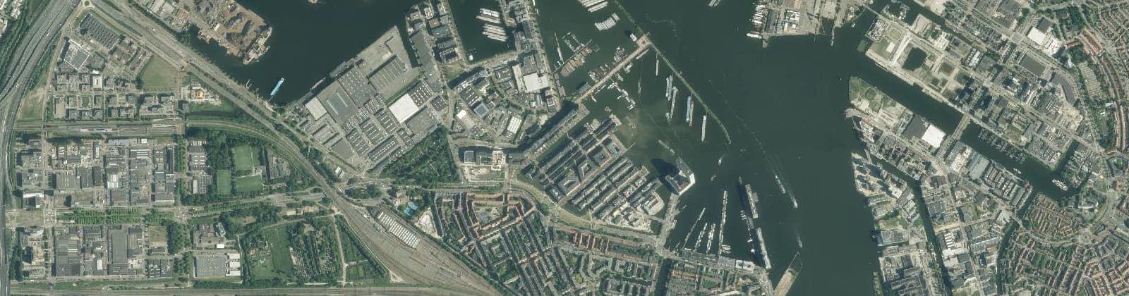 Luchtfoto van Houthavens-West