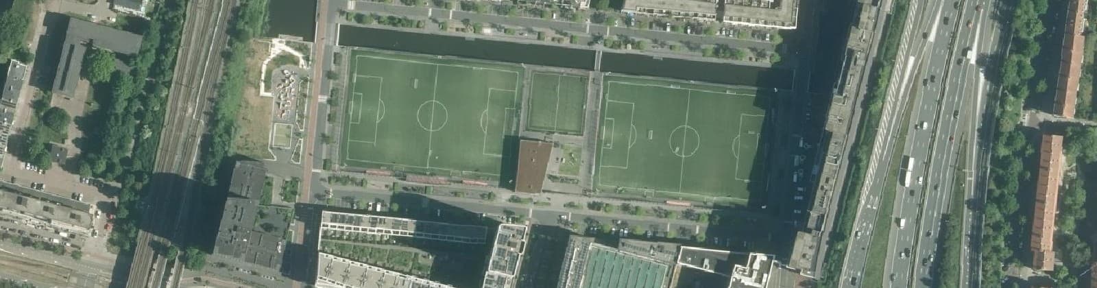 Luchtfoto van Laan van Spartaan