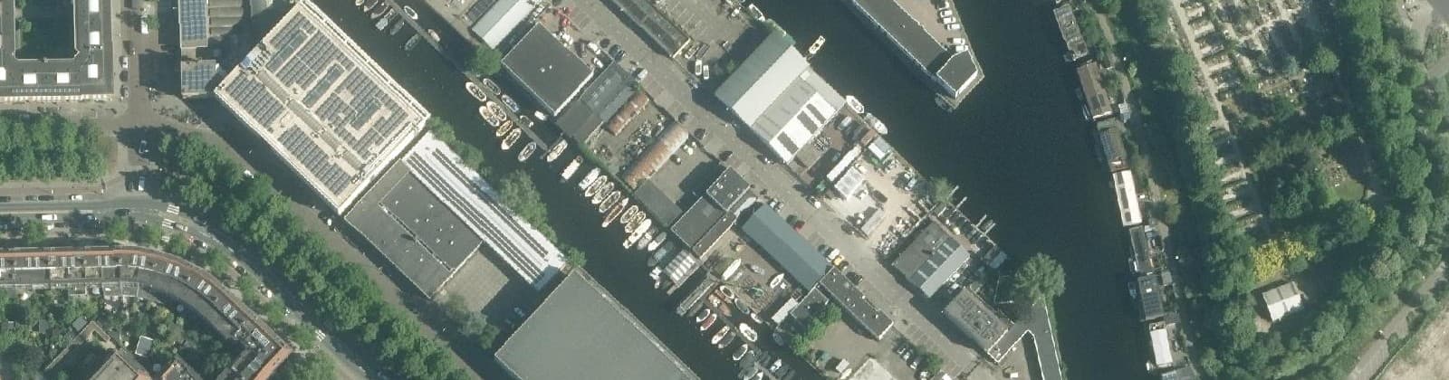 Luchtfoto van Bedrijventerrein Landlust
