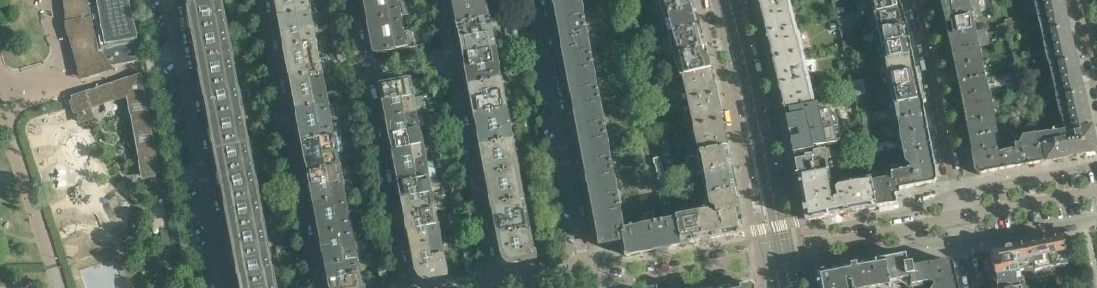 Luchtfoto van Erasmusparkbuurt-Oost