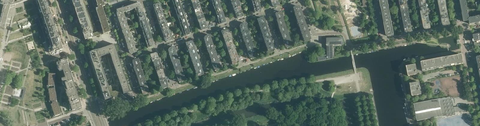 Luchtfoto van Erasmusparkbuurt-West