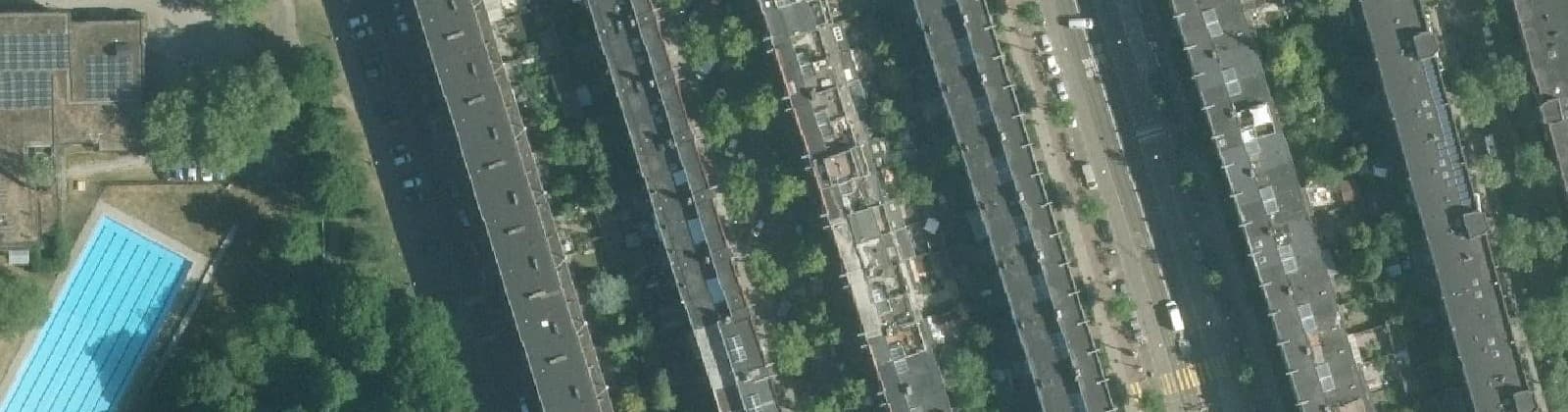 Luchtfoto van Orteliusbuurt-Noord