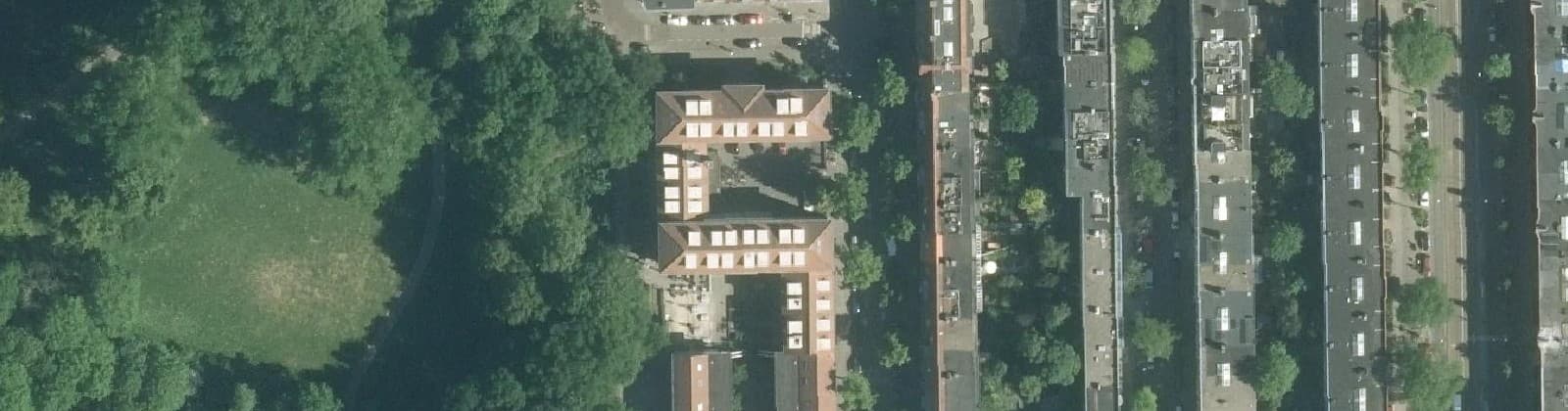 Luchtfoto van Orteliusbuurt-Zuid