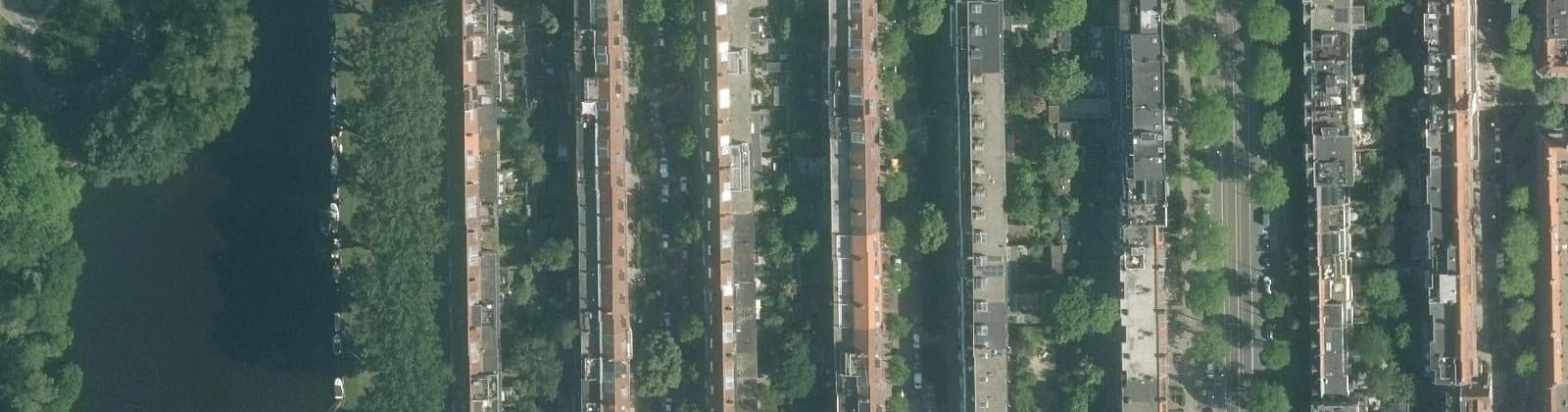 Luchtfoto van Postjeskade e.o.
