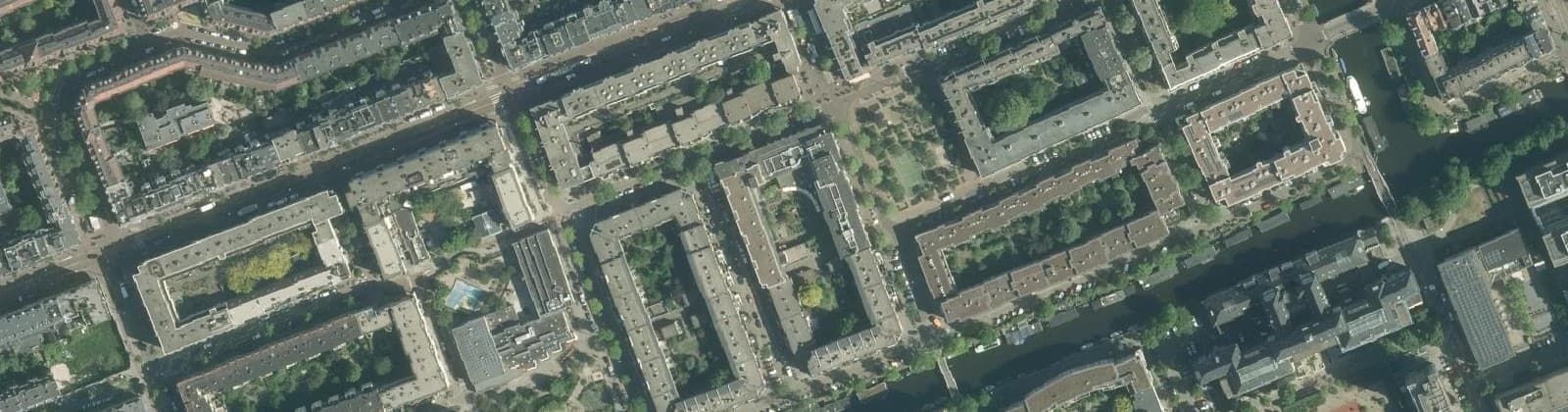 Luchtfoto van Borgerbuurt