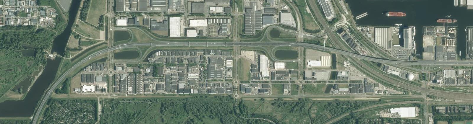 Luchtfoto van Sloterdijk Poort-Zuid