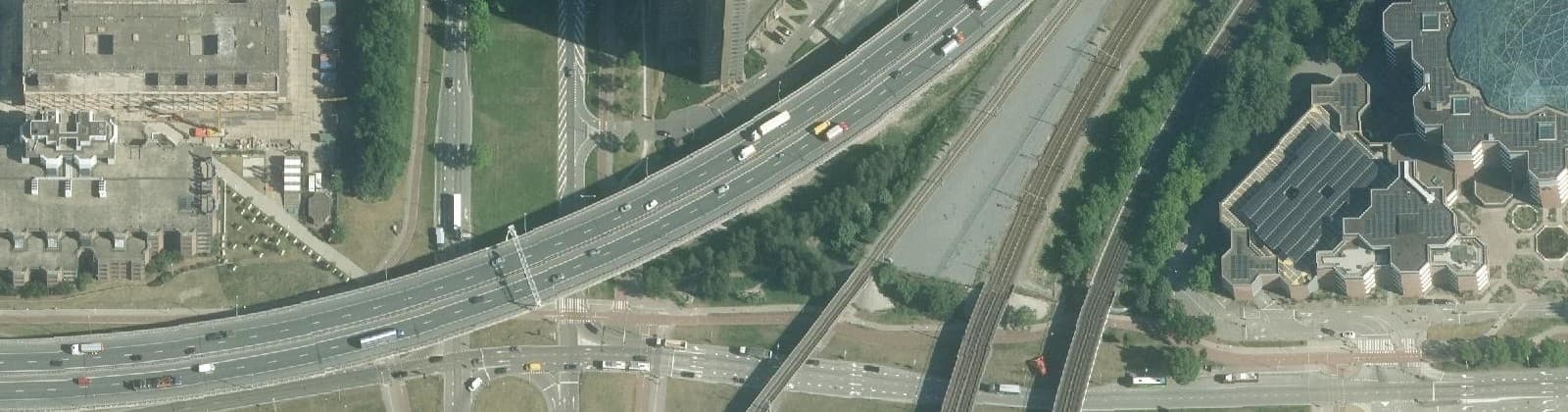 Luchtfoto van Sloterdijk Donauhoek