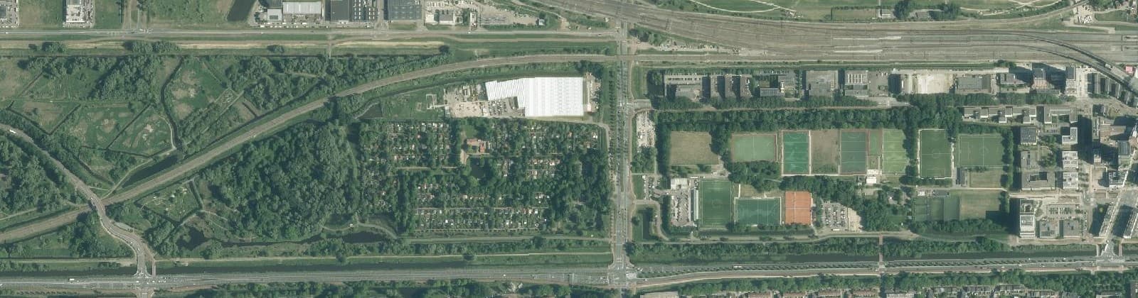 Luchtfoto van Bretten-Oost