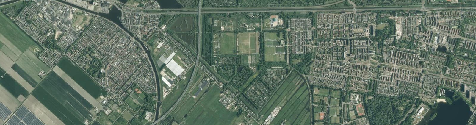 Luchtfoto van Osdorper Binnenpolder