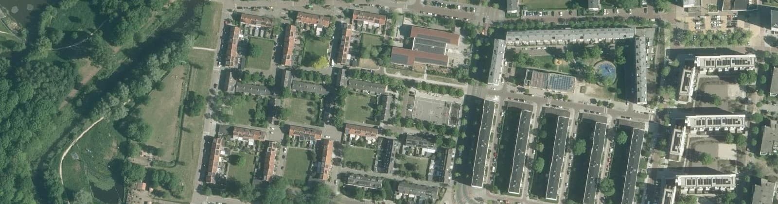 Luchtfoto van Van Tijenbuurt