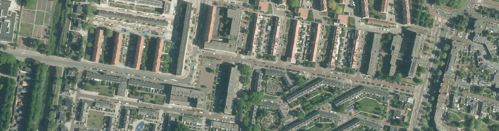 Luchtfoto van Confuciusbuurt