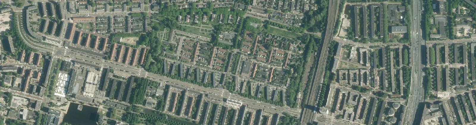Luchtfoto van Meerwaldtbuurt