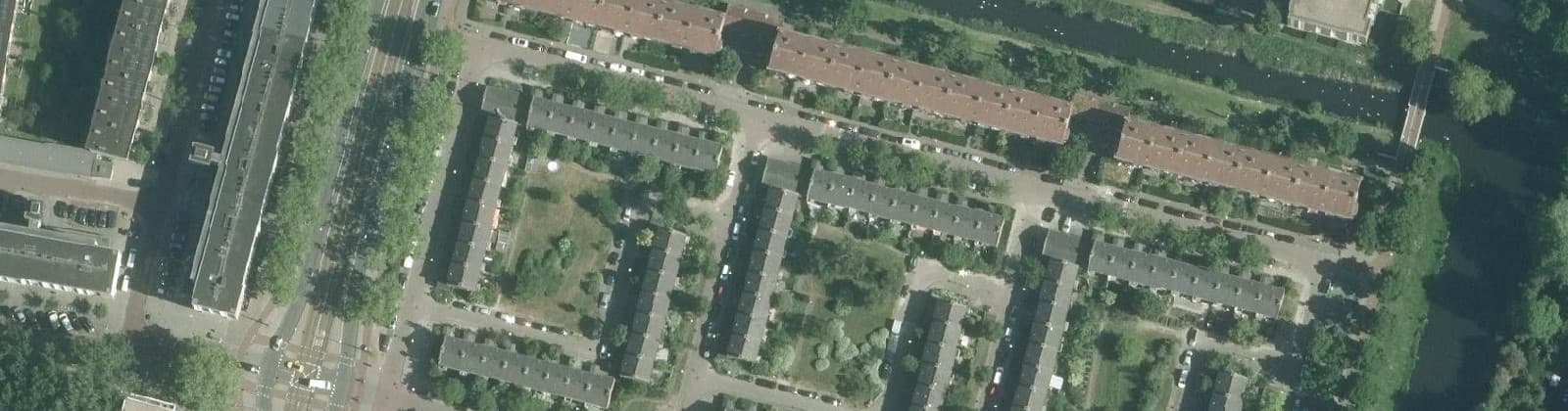 Luchtfoto van Dichtersbuurt