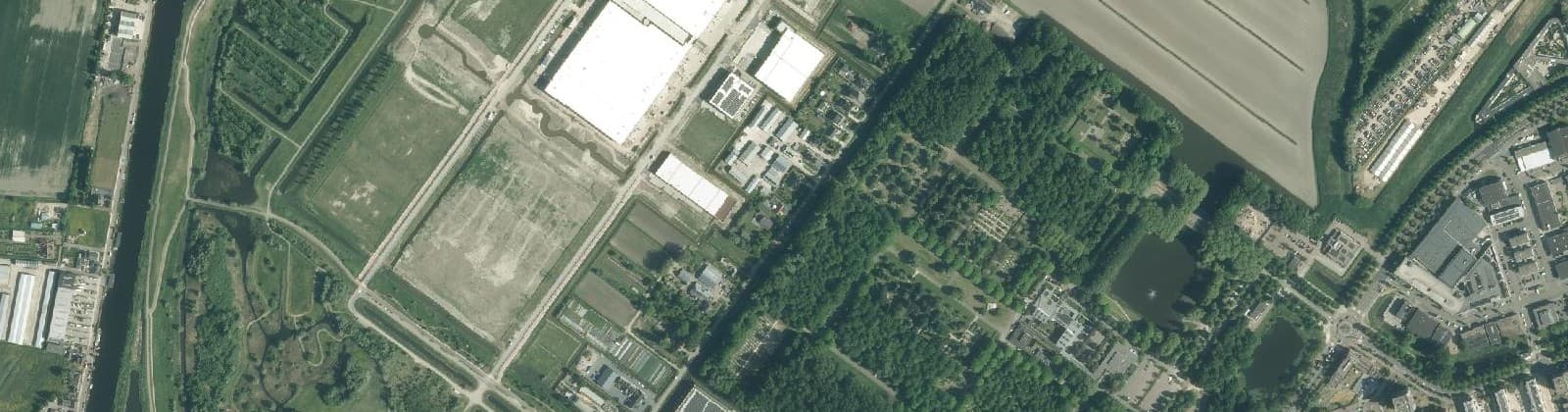 Luchtfoto van Bedrijvenpark Lutkemeer