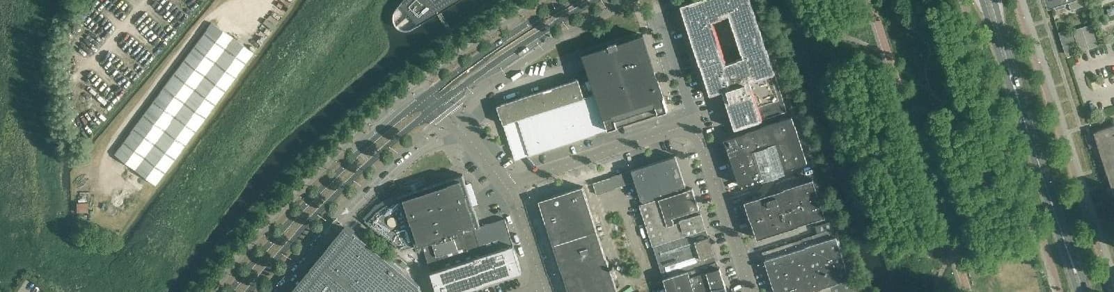 Luchtfoto van Bedrijvencentrum Osdorp