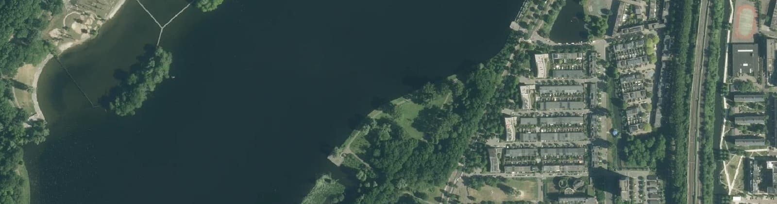 Luchtfoto van Oostoever Sloterplas