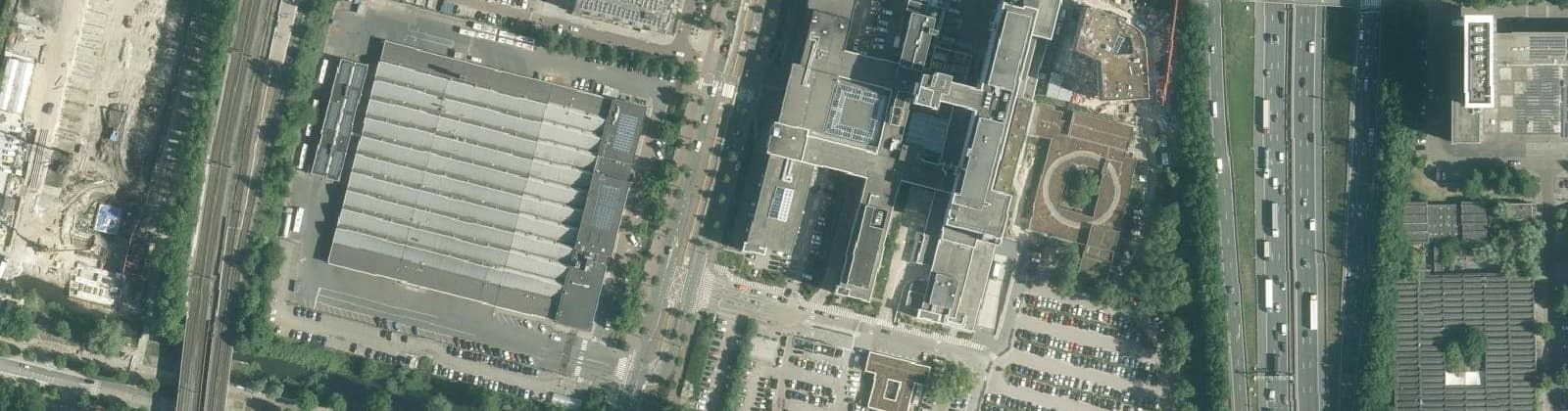 Luchtfoto van Lucas/Andreasziekenhuis e.o.