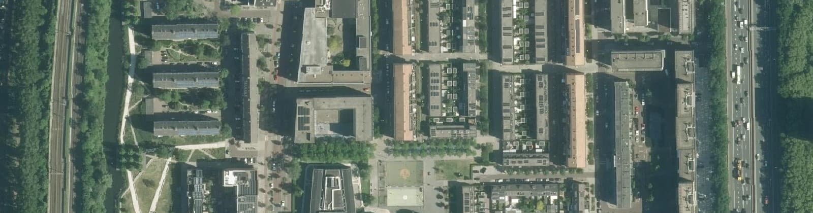 Luchtfoto van Overtoomse Veld-Noord