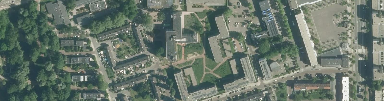 Luchtfoto van Louis Crispijnbuurt