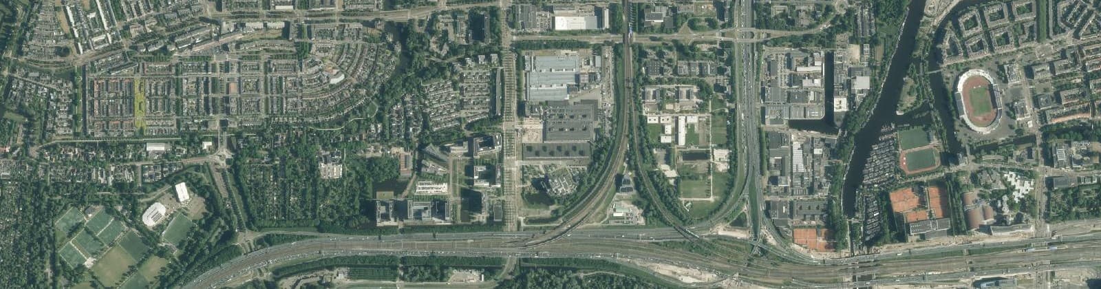 Luchtfoto van Riekerpolder
