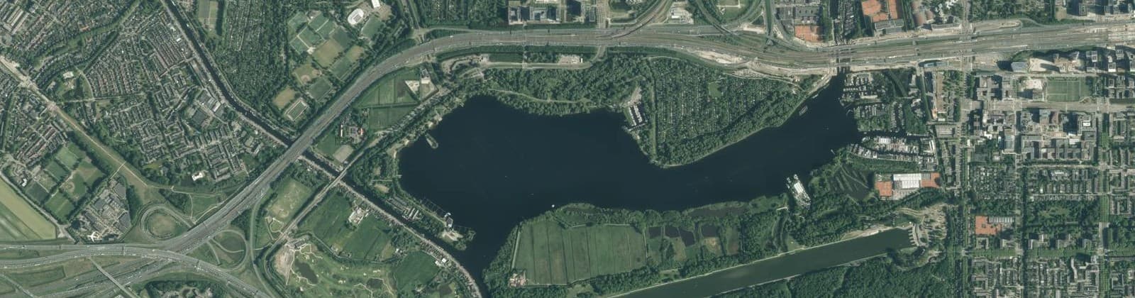 Luchtfoto van Nieuwe Meer