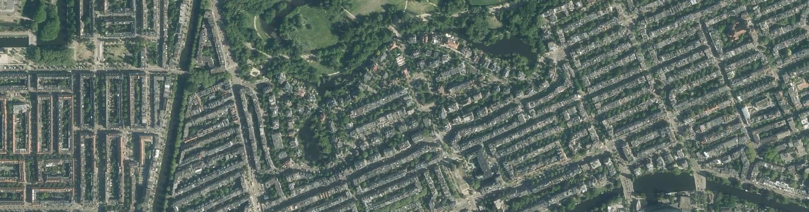 Luchtfoto van Willemsparkbuurt-Noord