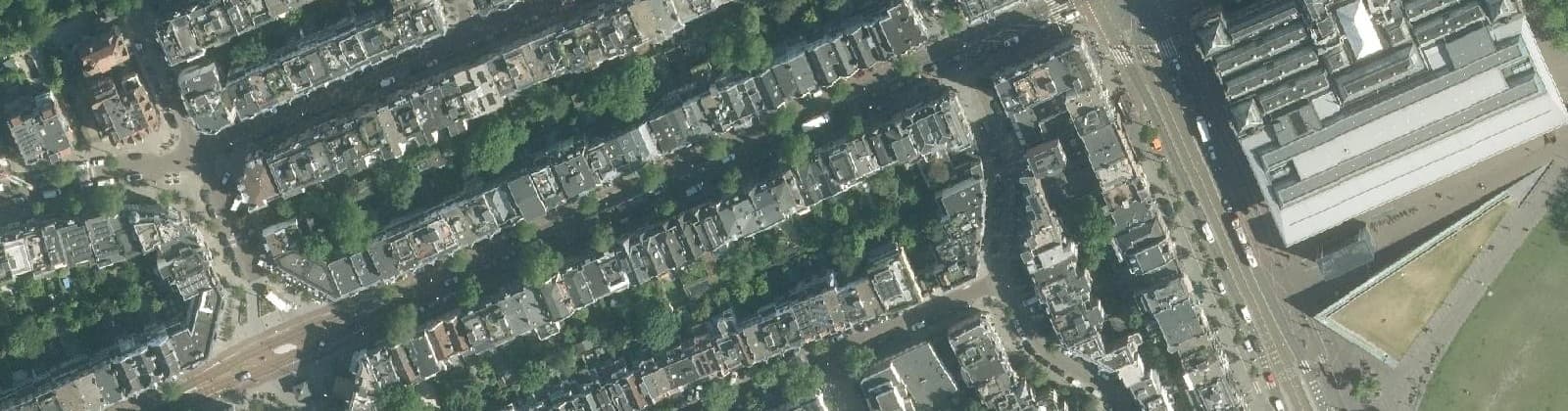 Luchtfoto van Concertgebouwbuurt