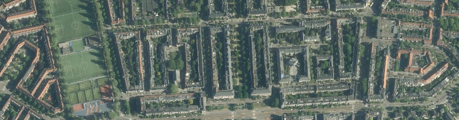 Luchtfoto van Minervabuurt-Midden