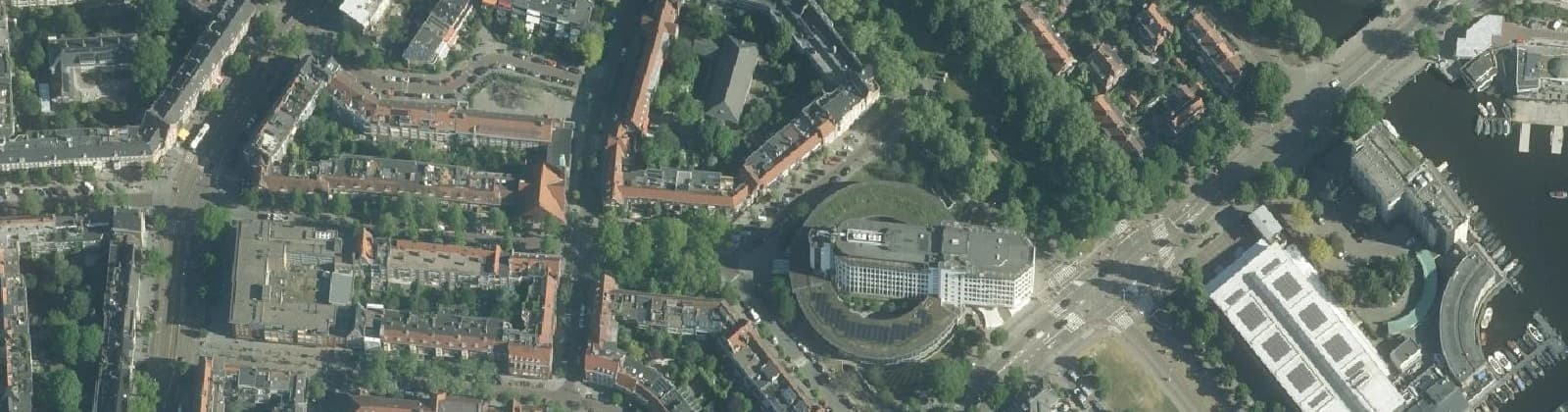 Luchtfoto van Beethovenbuurt