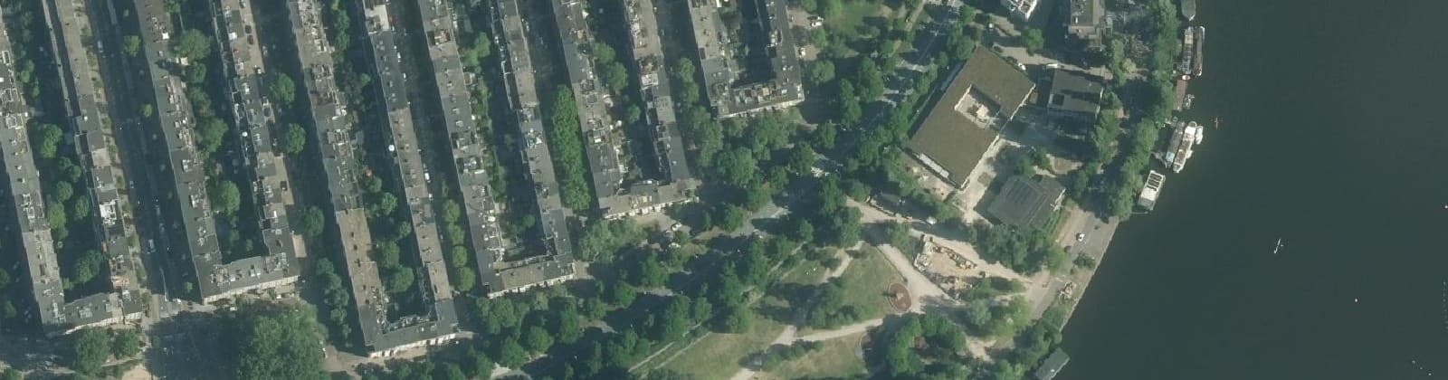 Luchtfoto van Rijnbuurt-Oost