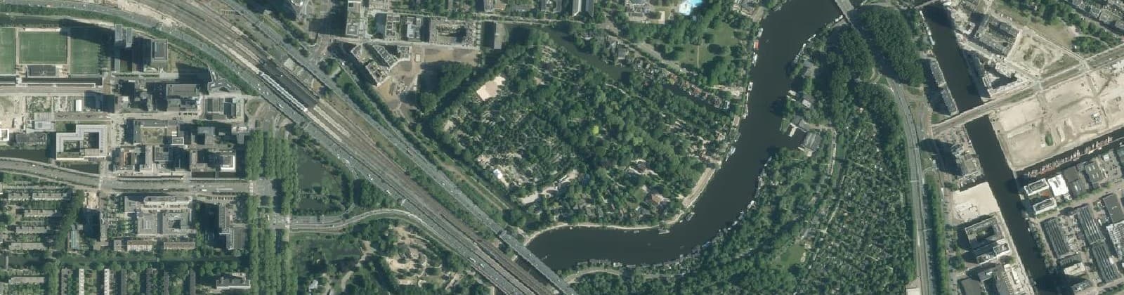 Luchtfoto van Zorgvlied