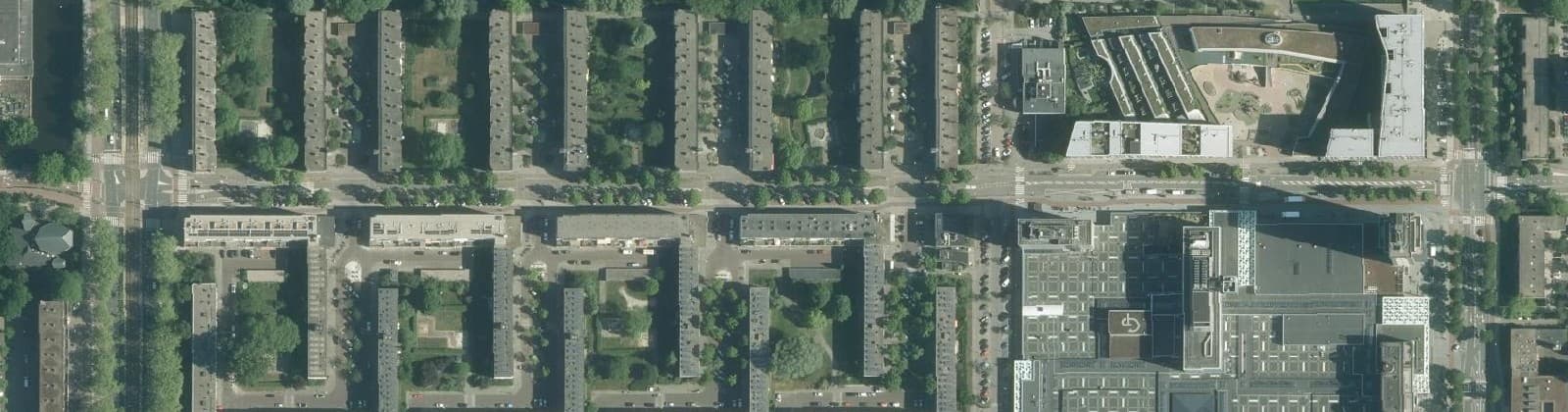 Luchtfoto van Gelderlandpleinbuurt