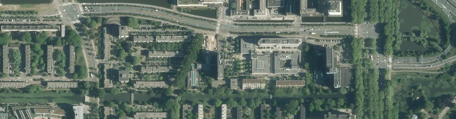 Luchtfoto van De Klenckebuurt