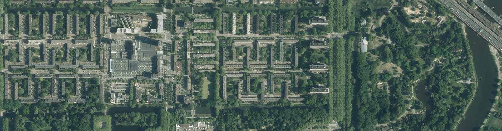 Luchtfoto van Buitenveldert-Oost-Midden