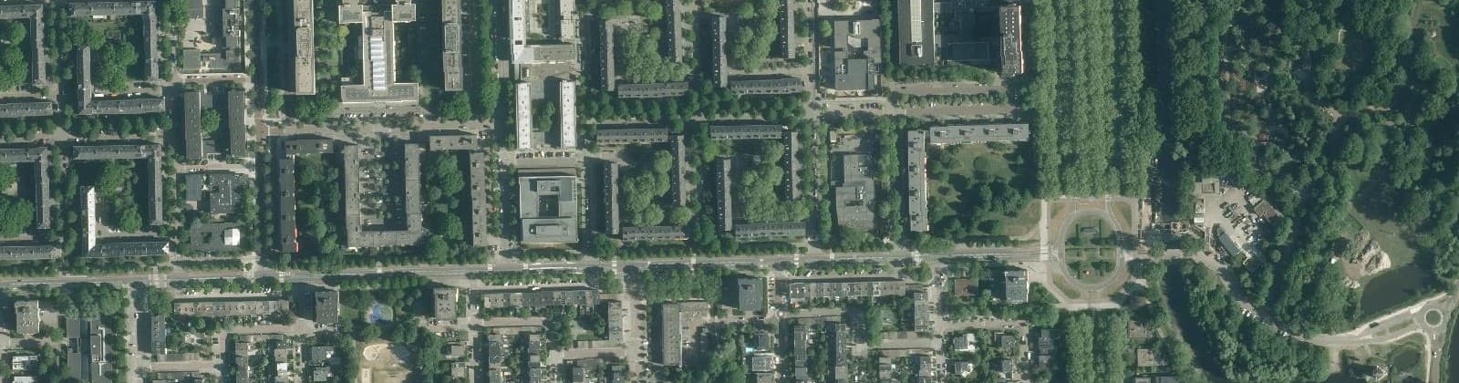 Luchtfoto van Buitenveldert-Zuidoost