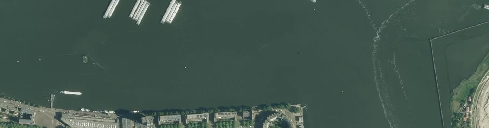 Luchtfoto van KNSM-eiland