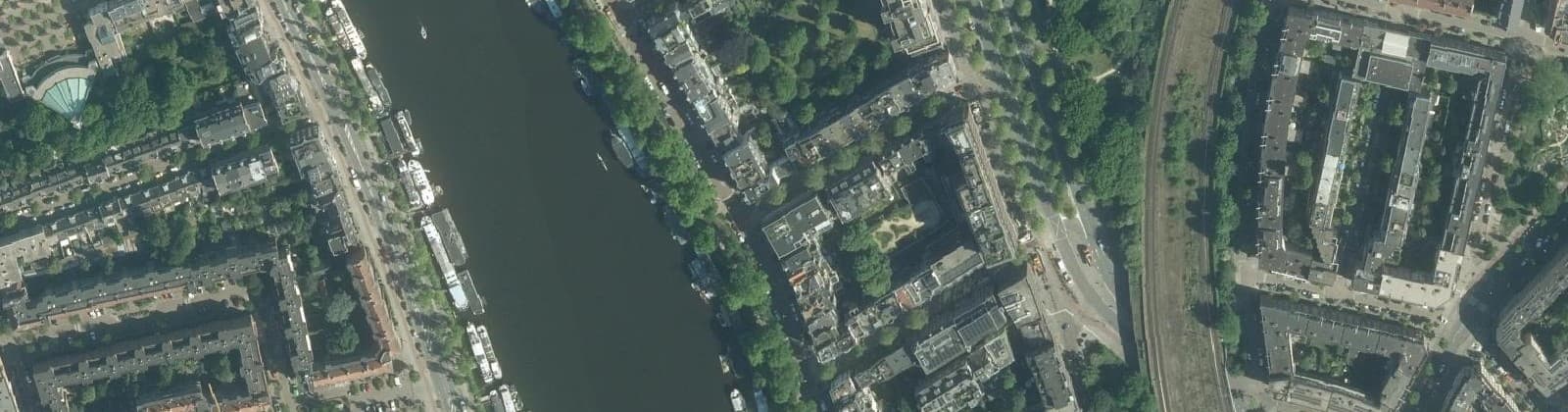 Luchtfoto van Weesperzijde-Midden/Zuid