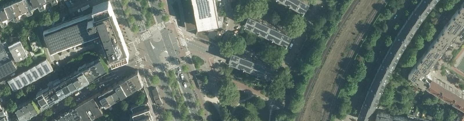 Luchtfoto van Parooldriehoek