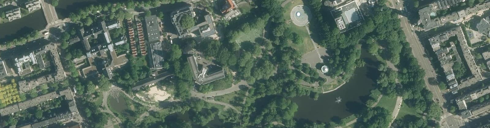Luchtfoto van Oosterpark