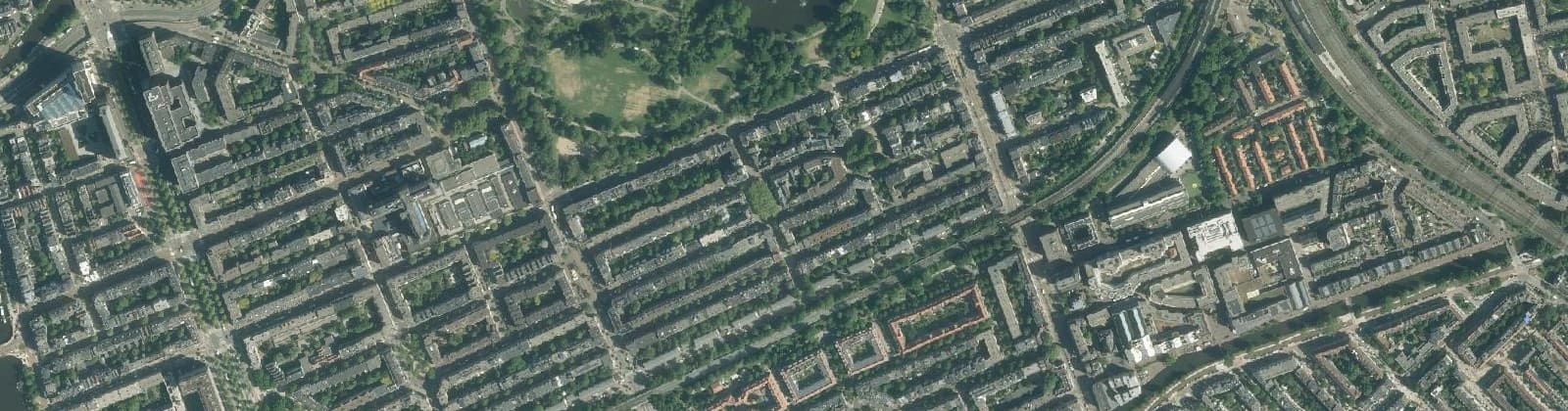 Luchtfoto van Oosterparkbuurt-Zuidoost