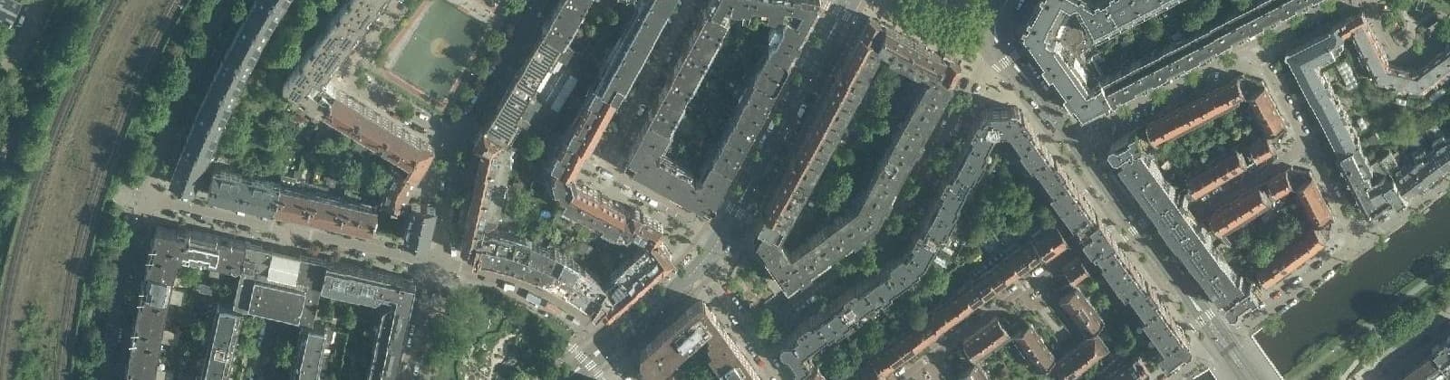 Luchtfoto van Transvaalbuurt-West