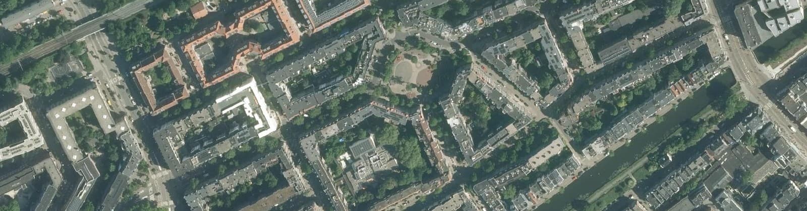 Luchtfoto van Transvaalbuurt-Oost